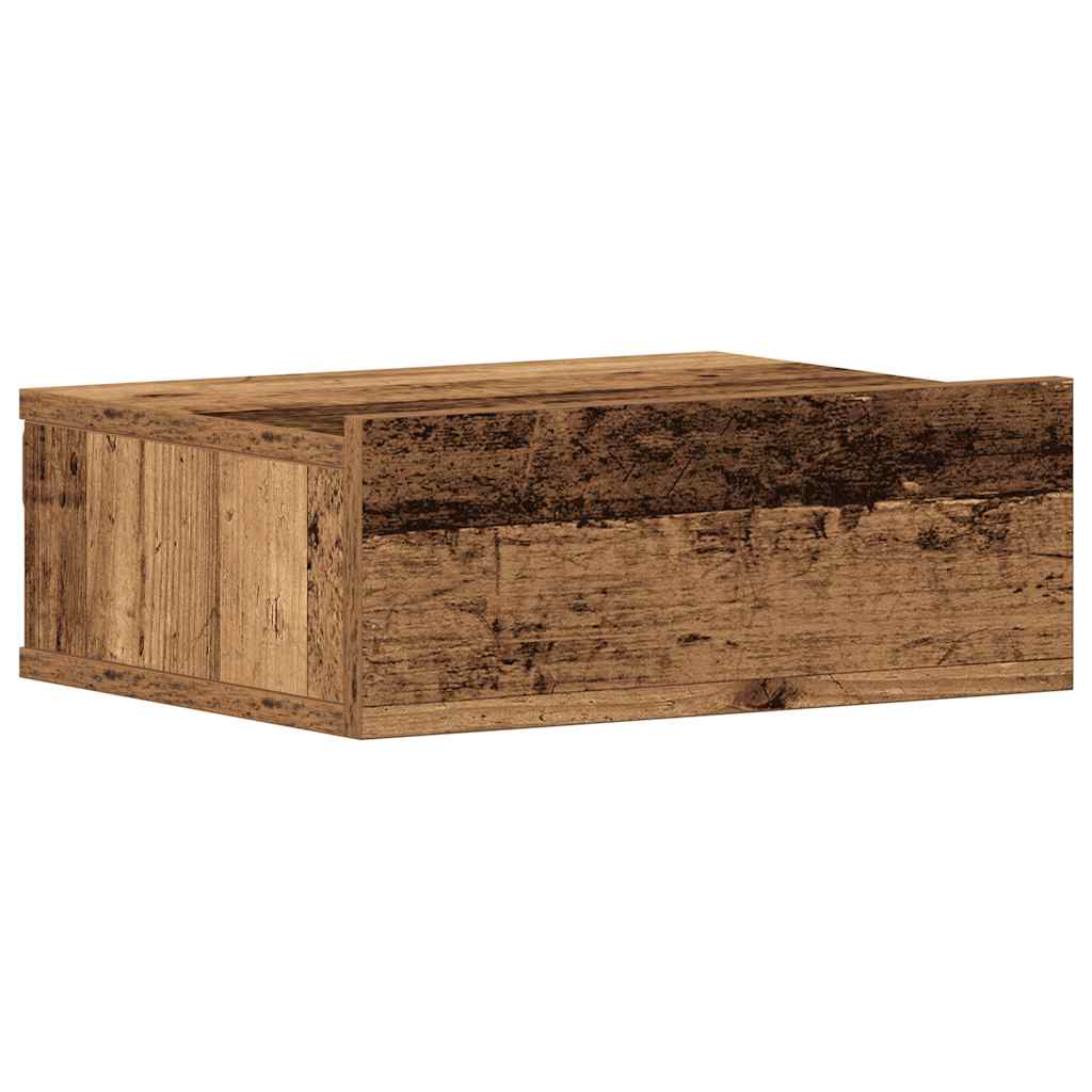 Comodini Pensili 2Pz 40X32X15 Cm Legno Multistrato