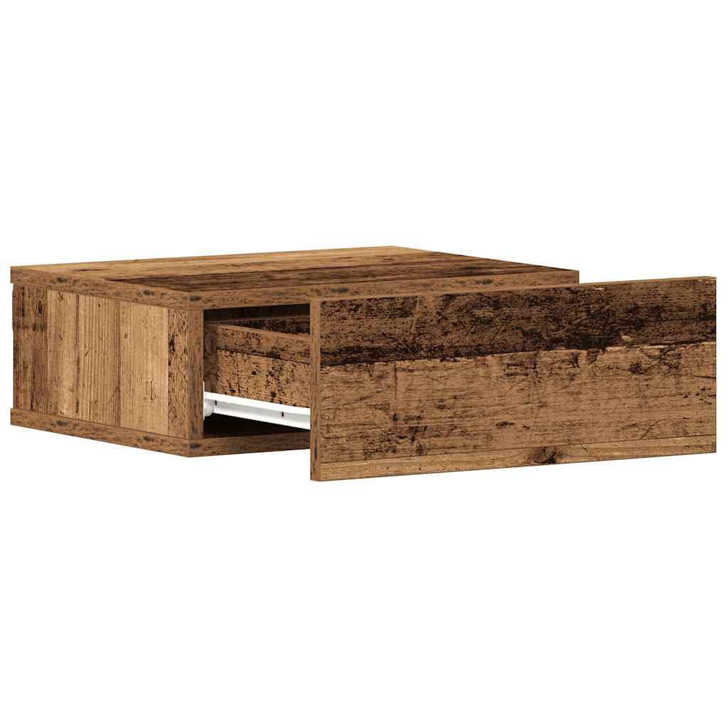 Comodini Pensili 2Pz 40X32X15 Cm Legno Multistrato