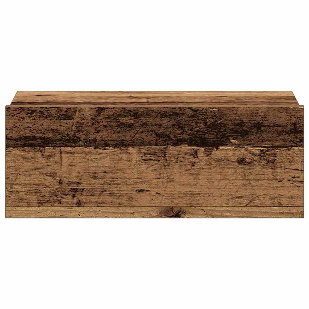 Comodini Pensili 2Pz 40X32X15 Cm Legno Multistrato