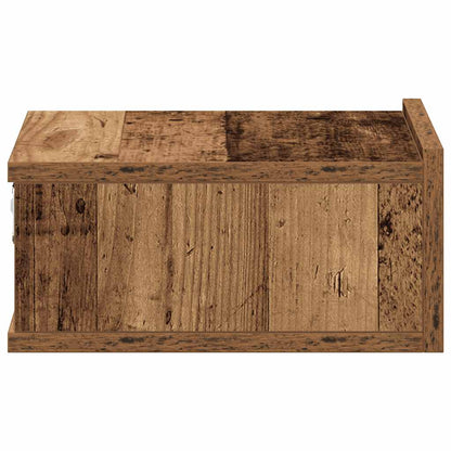 Comodini Pensili 2Pz 40X32X15 Cm Legno Multistrato