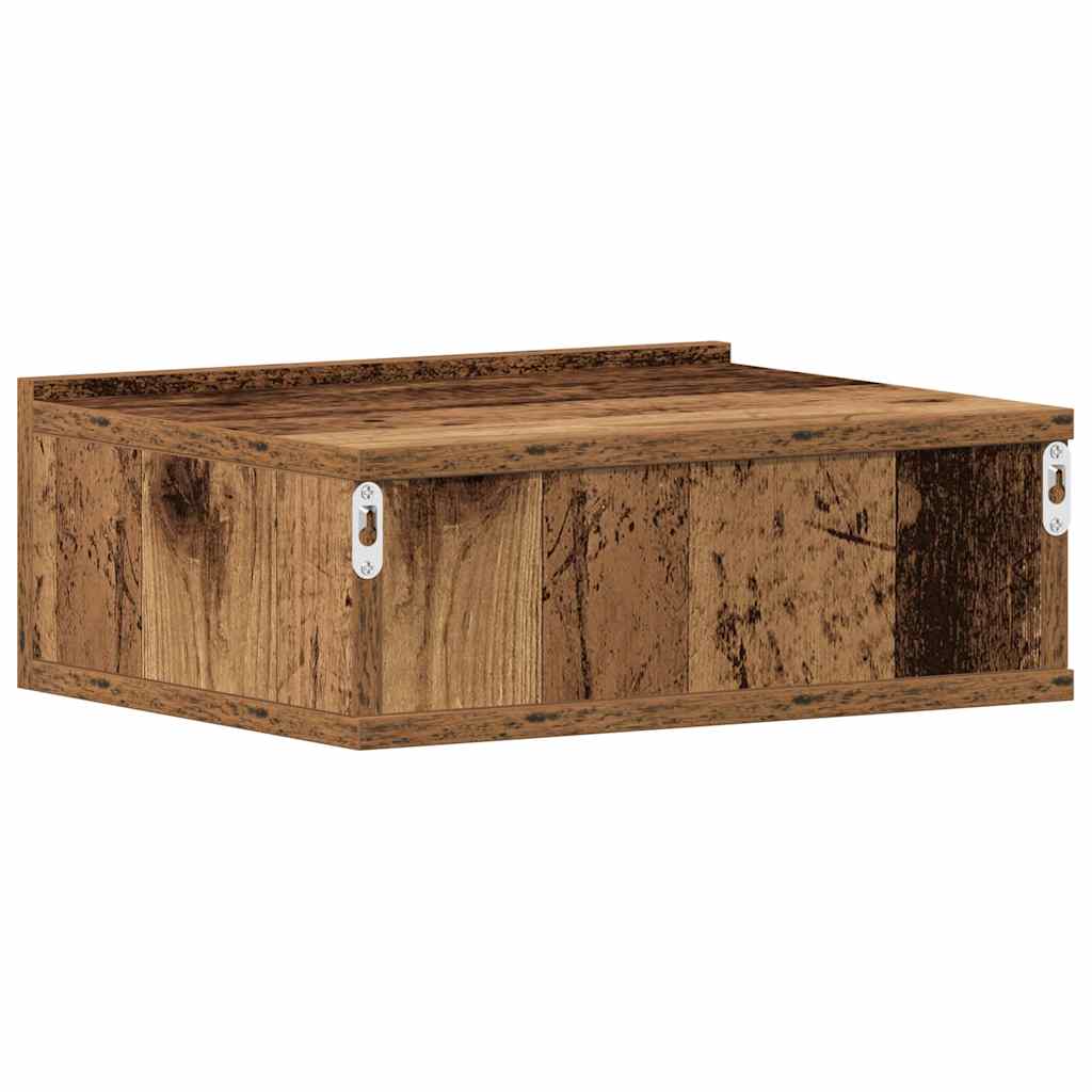 Comodini Pensili 2Pz 40X32X15 Cm Legno Multistrato