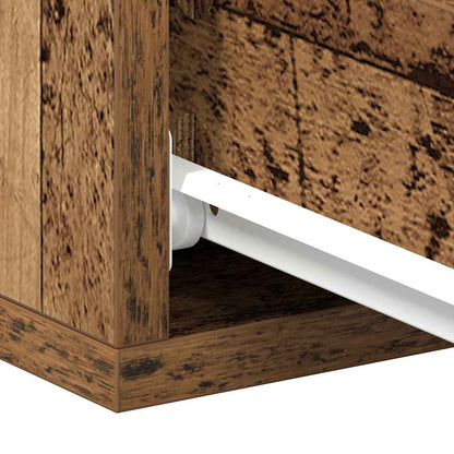 Comodini Pensili 2Pz 40X32X15 Cm Legno Multistrato