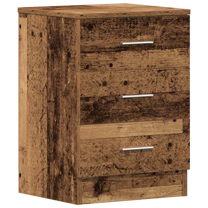 Comodini 2 Pz 38X35X55 Cm In Legno Multistrato