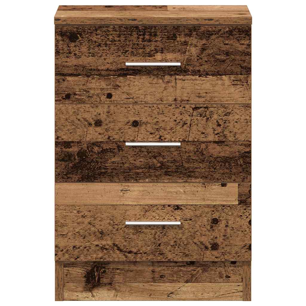 Comodini 2 Pz 38X35X55 Cm In Legno Multistrato