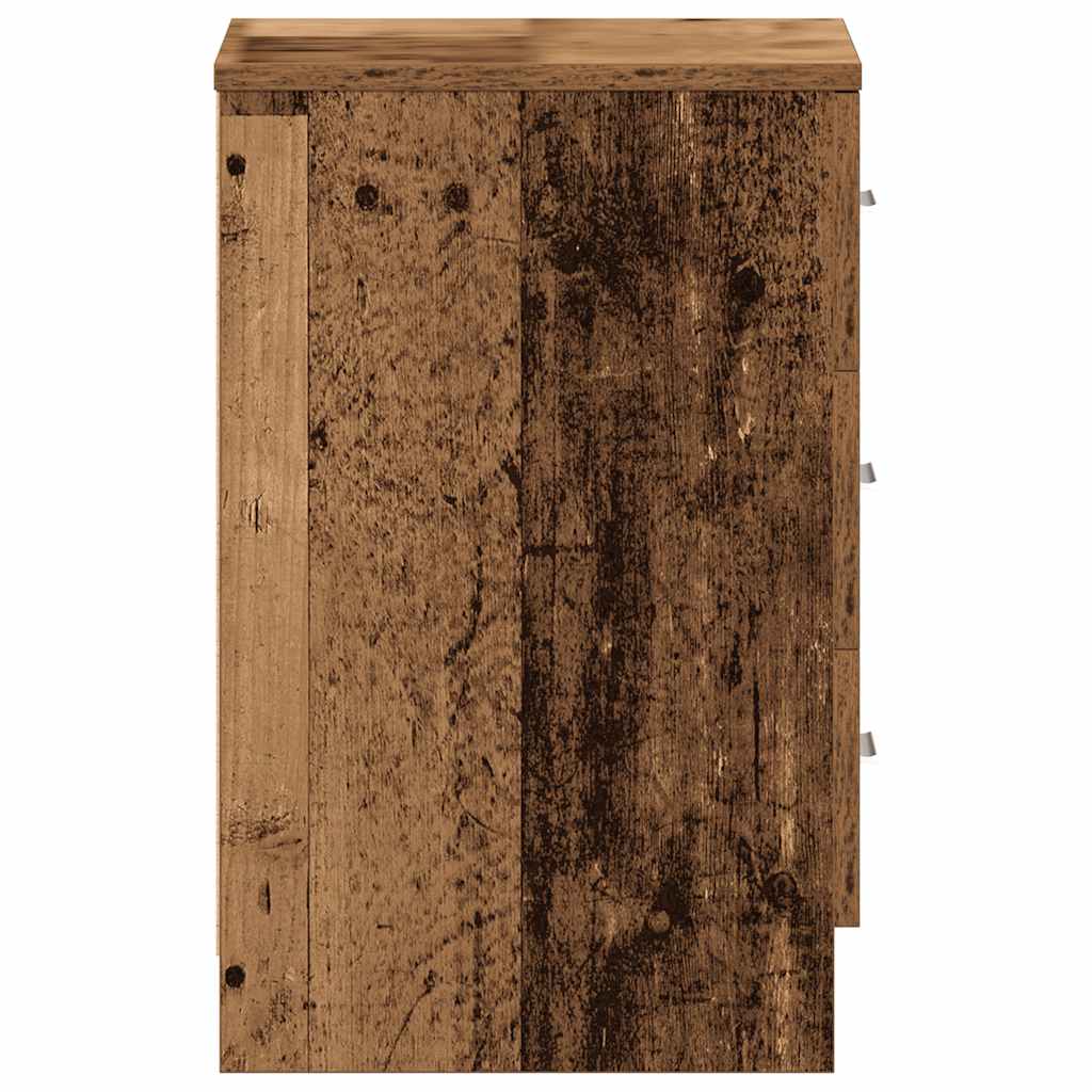 Comodini 2 Pz 38X35X55 Cm In Legno Multistrato