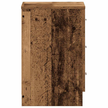 Comodini 2 Pz 38X35X55 Cm In Legno Multistrato