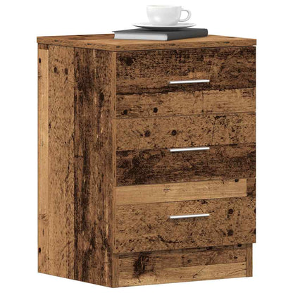 Comodini 2 Pz 38X35X55 Cm In Legno Multistrato