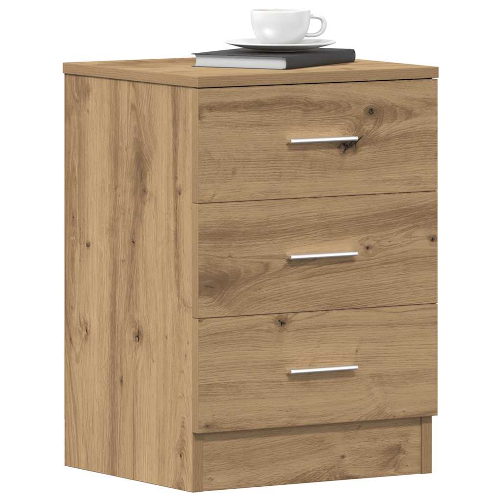 Comodini 2 Pz 38X35X55 Cm In Legno Multistrato