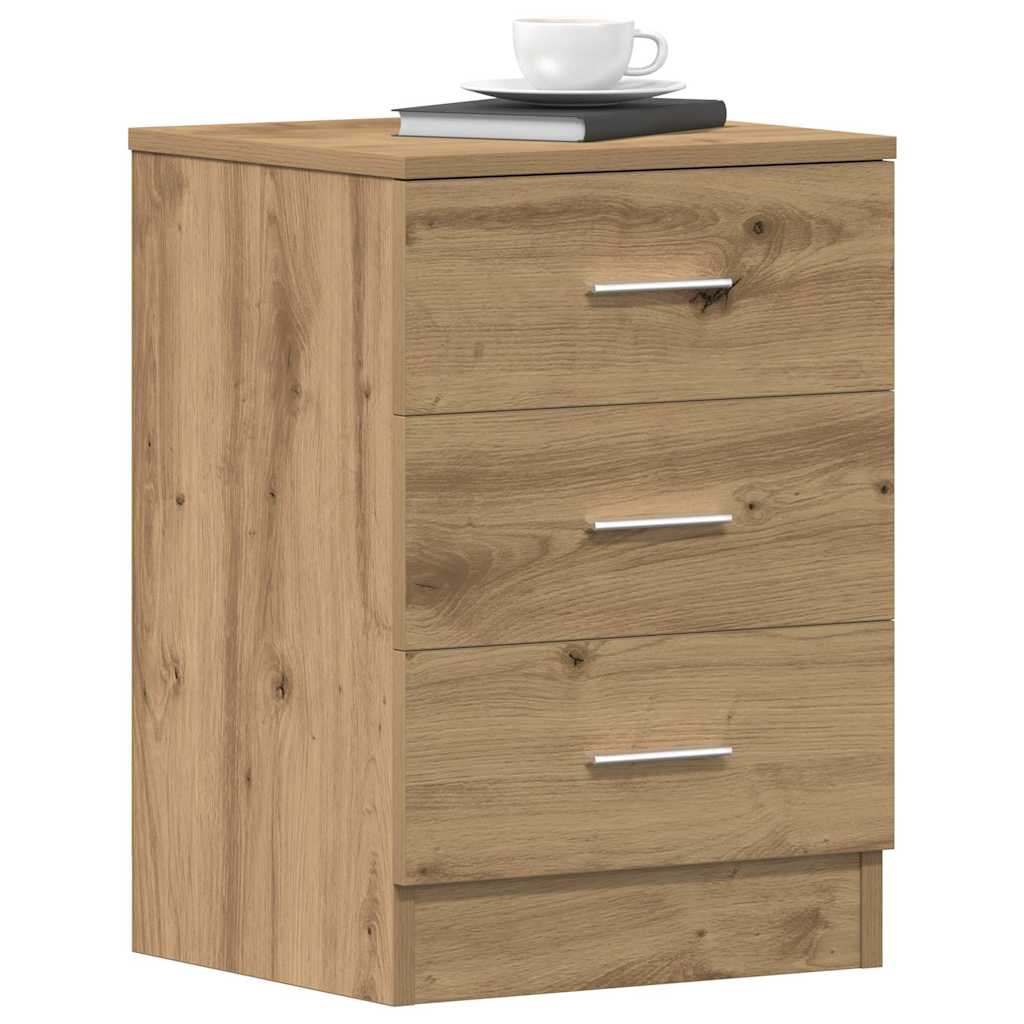 Comodini 2 Pz 38X35X55 Cm In Legno Multistrato