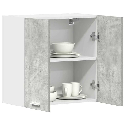 Pensile Da Cucina Grigio Cemento 60X31X60 Cm Legno Multistrato