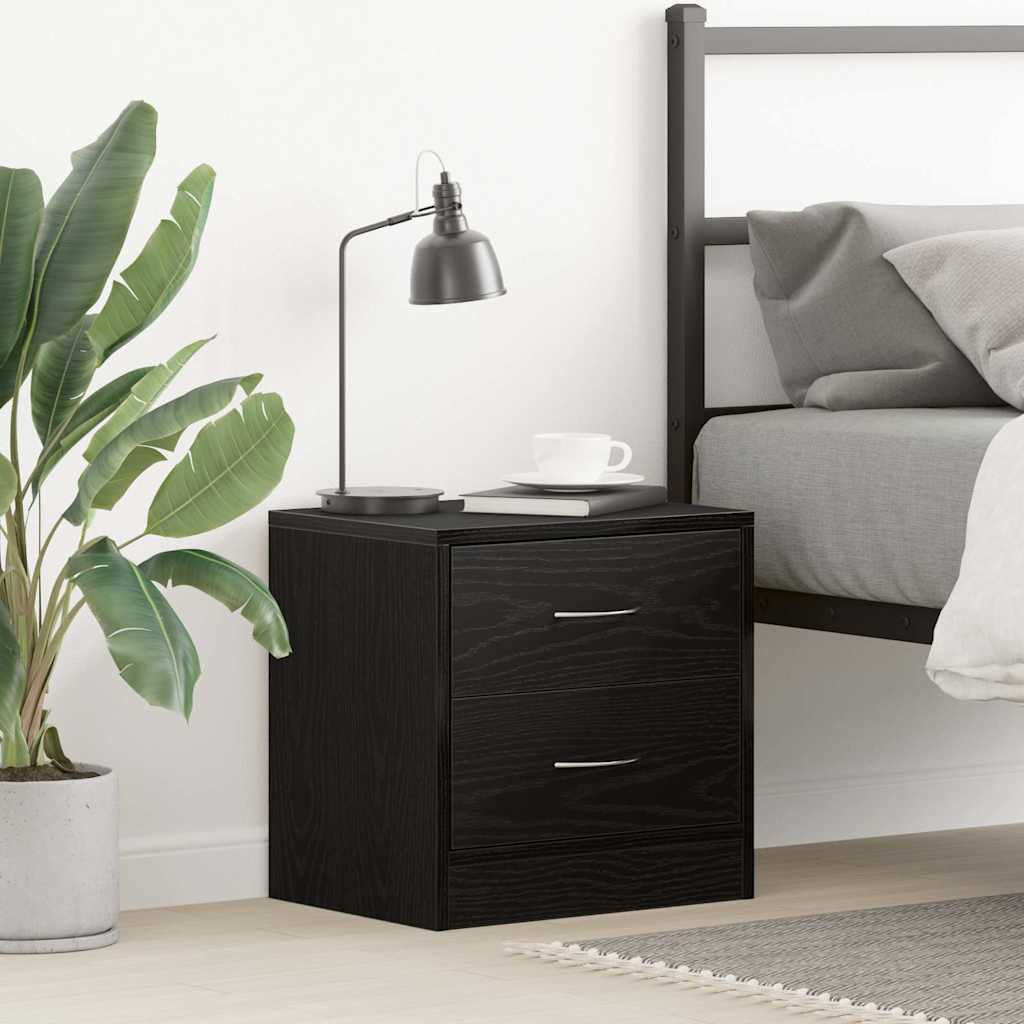 Comodini 2Pz 40X30X40 Cm In Legno Multistrato