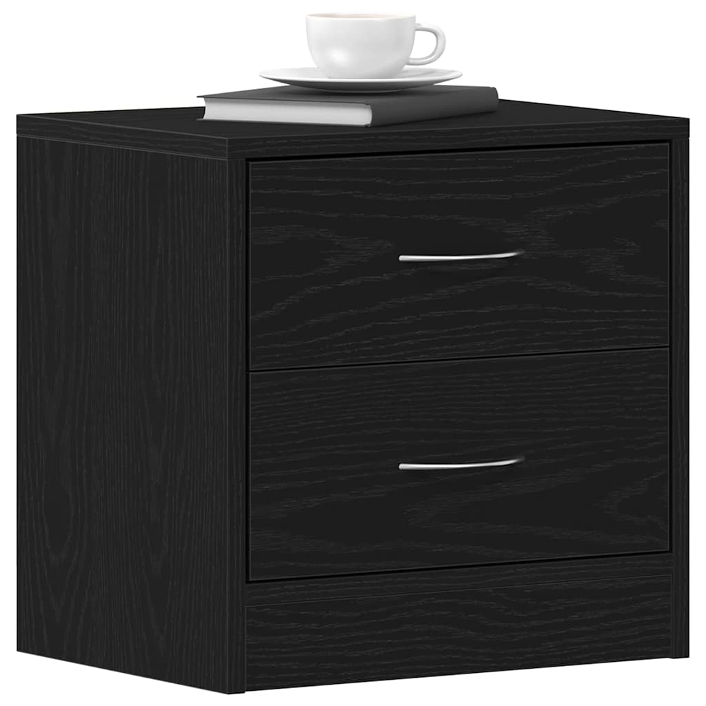 Comodini 2Pz 40X30X40 Cm In Legno Multistrato
