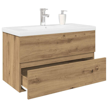 Mobile Con Lavabo Integrato Rovere Artigianale
