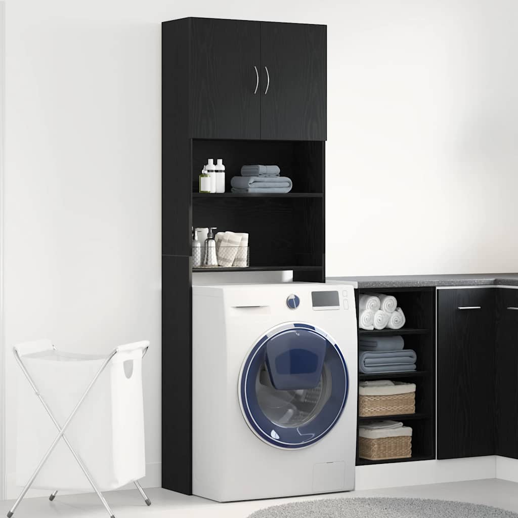 Mobile Lavatrice 64X24X190 Cm Legno Multistrato