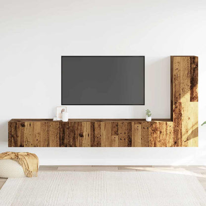 Mobili Tv A Parete 3 Pz In Legno Multistrato