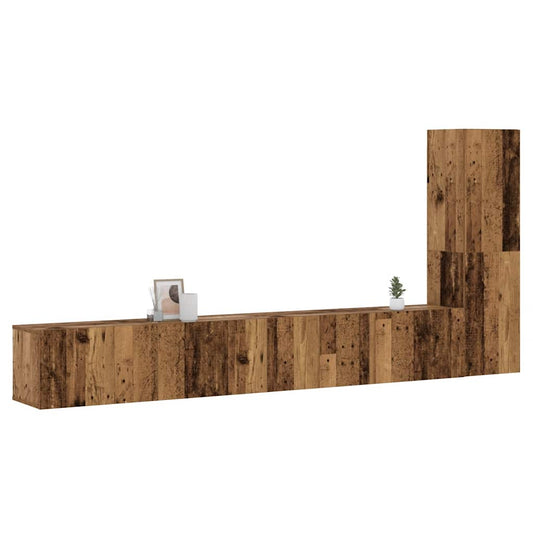 Mobili Tv A Parete 3 Pz In Legno Multistrato