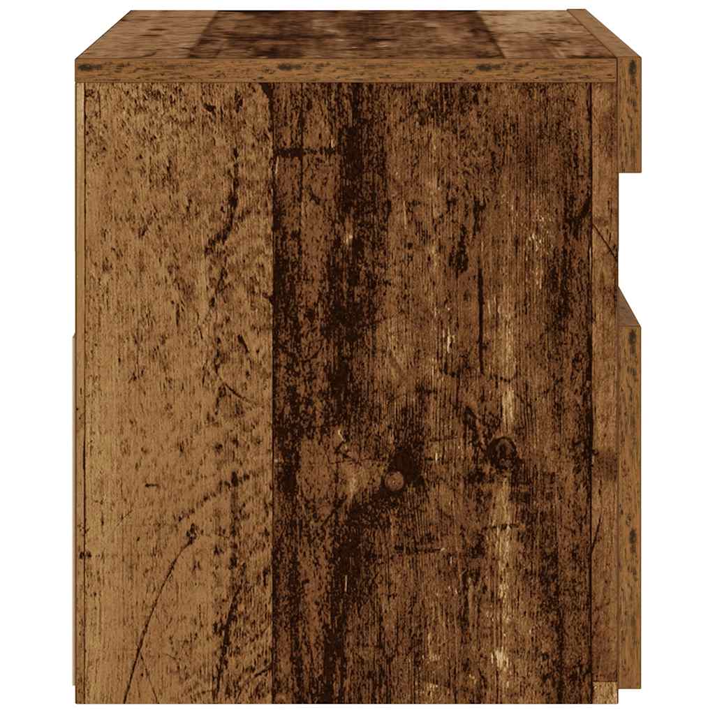 Comodino Con Led 60X35X40 Cm In Legno Multistrato