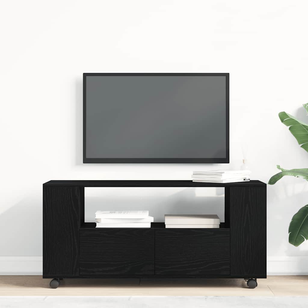 Mobile Porta Tv Con Ruote 102X34,5X43 Cm Truciolato