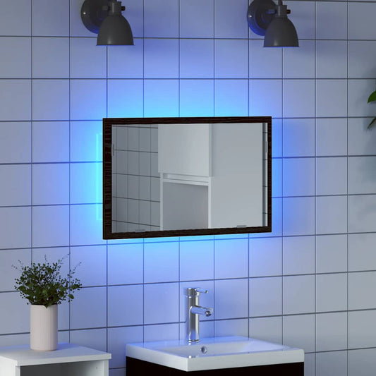 Specchio Da Bagno Con Luci Led 60X8,5X37 Cm