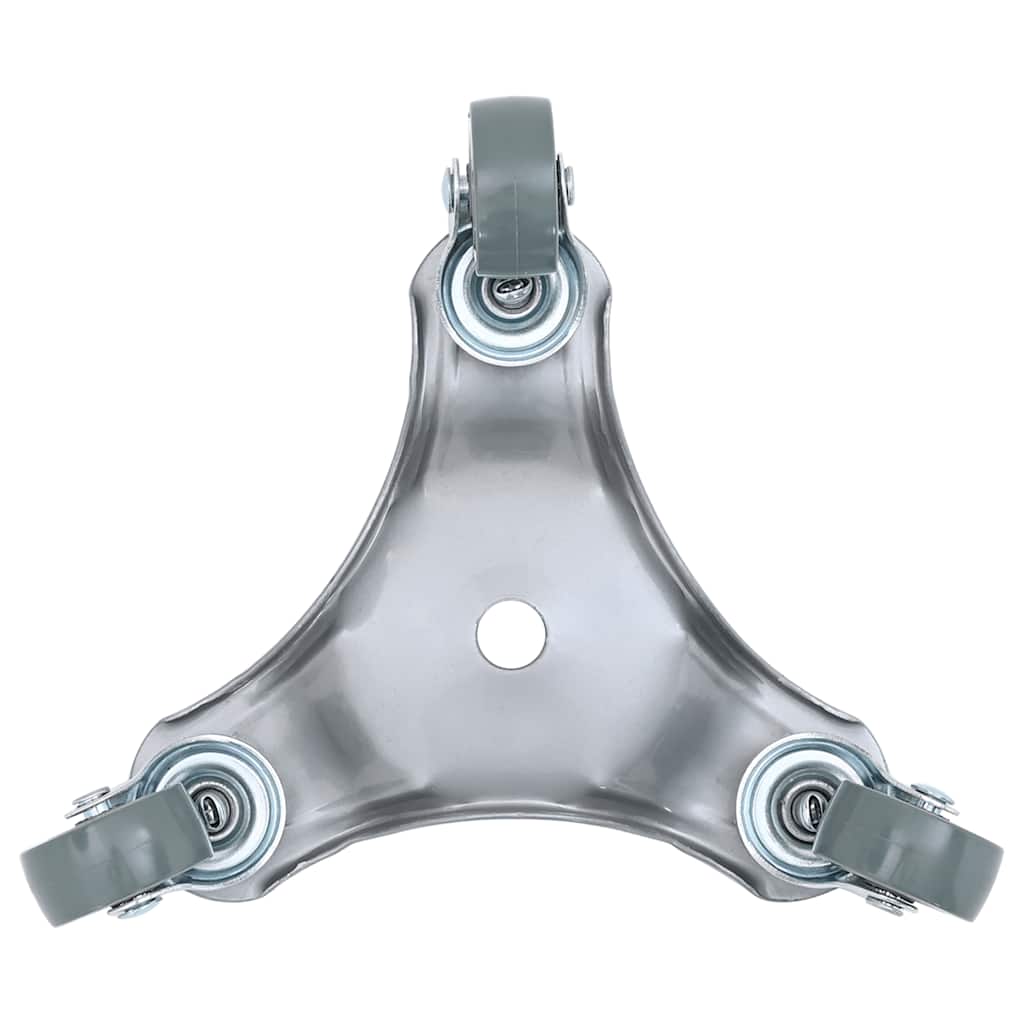 Rulli Per Mobili 4 Pz 16X14,5X5,5 Cm In Acciaio 180 Kg Antracite