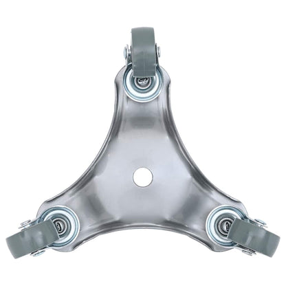 Rulli Per Mobili 4 Pz 16X14,5X5,5 Cm In Acciaio 180 Kg Antracite