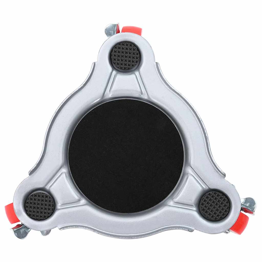 Rulli Mobili 4 Pz Con Sollevatore 14,5X13,5X4 Cm Acciaio 400 Kg Antracite