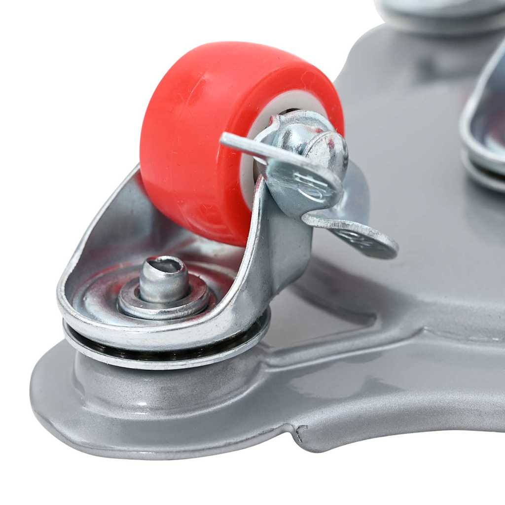 Rulli Mobili 4 Pz Con Sollevatore 14,5X13,5X4 Cm Acciaio 400 Kg Antracite
