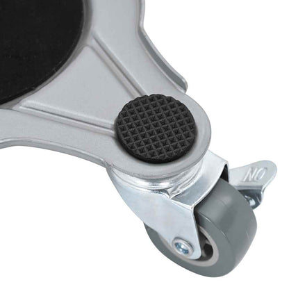 Rulli Mobili 4 Pz Con Sollevatore 19X17,5X6 Cm Acciaio 1000 Kg Antracite