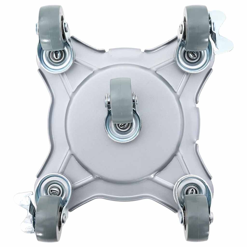 Rulli Mobili 4 Pz Con Sollevatore 15,5X15,5X5,5 Cm 1000 Kg Antracite
