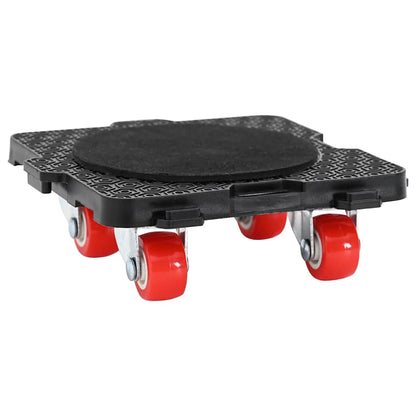 Rulli Mobili 4 Pz Con Sollevatore Nero 13,5X13,5X4,2 Cm 300 Kg Antracite