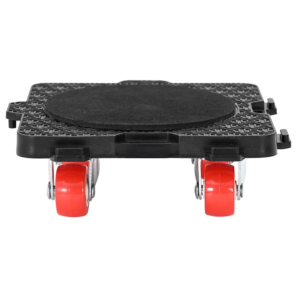 Rulli Mobili 4 Pz Con Sollevatore Nero 13,5X13,5X4,2 Cm 300 Kg Antracite