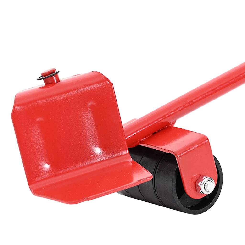 Rulli Per Mobili 8 Pz Con Sollevatori Rossi 9,8X7,5X3 Cm 150 Kg Antracite