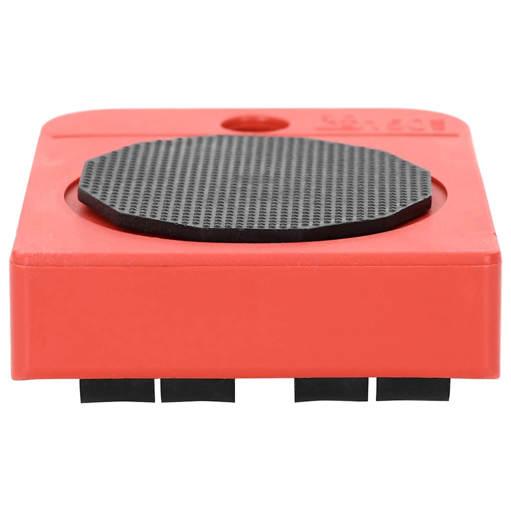 Rulli Per Mobili 8 Pz Con Sollevatori Rossi 9,8X7,5X3 Cm 150 Kg Antracite