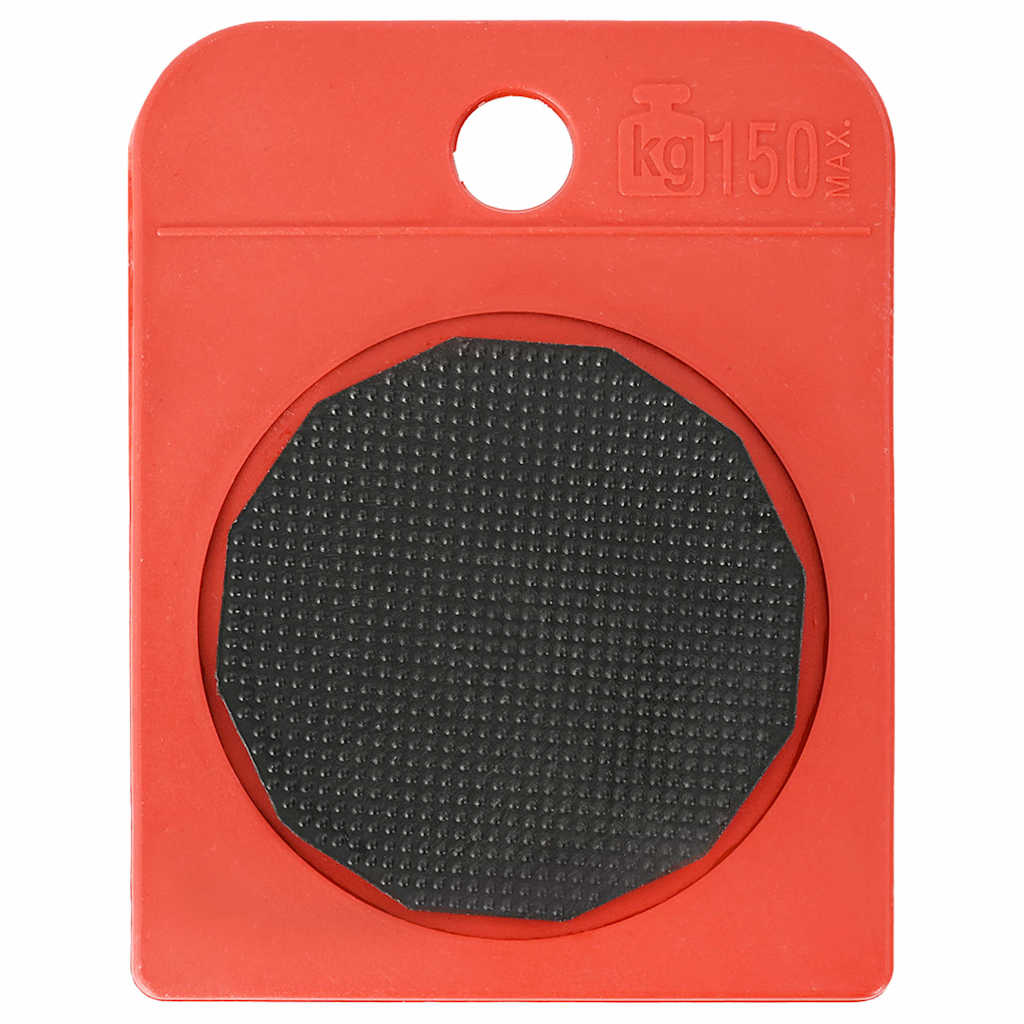 Rulli Per Mobili 8 Pz Con Sollevatori Rossi 9,8X7,5X3 Cm 150 Kg Antracite