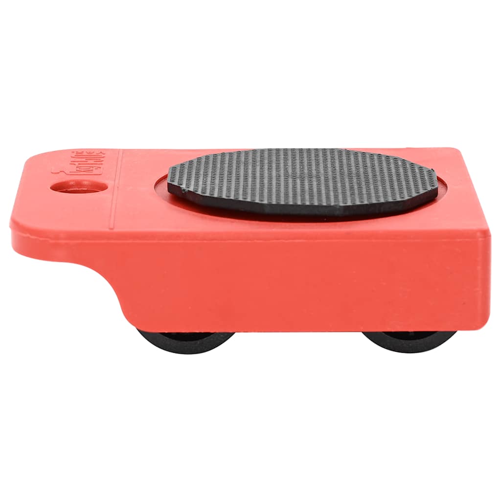 Rulli Per Mobili 8 Pz Con Sollevatori Rossi 9,8X7,5X3 Cm 150 Kg Antracite