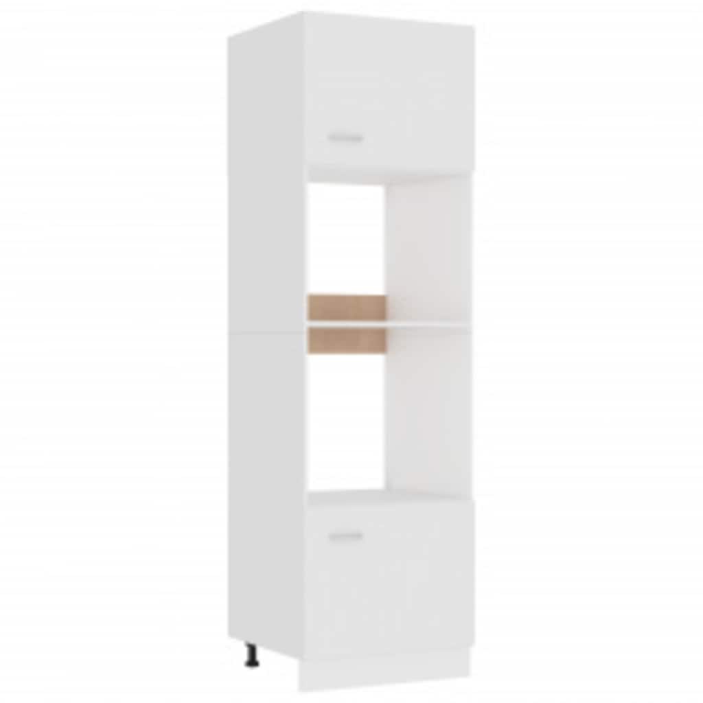 Armadio Per Microonde “Lyon” Bianco 60X57X207 Cm Bianco
