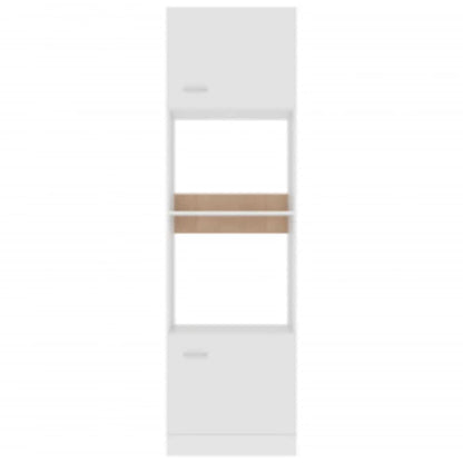Armadio Per Microonde “Lyon” Bianco 60X57X207 Cm Bianco