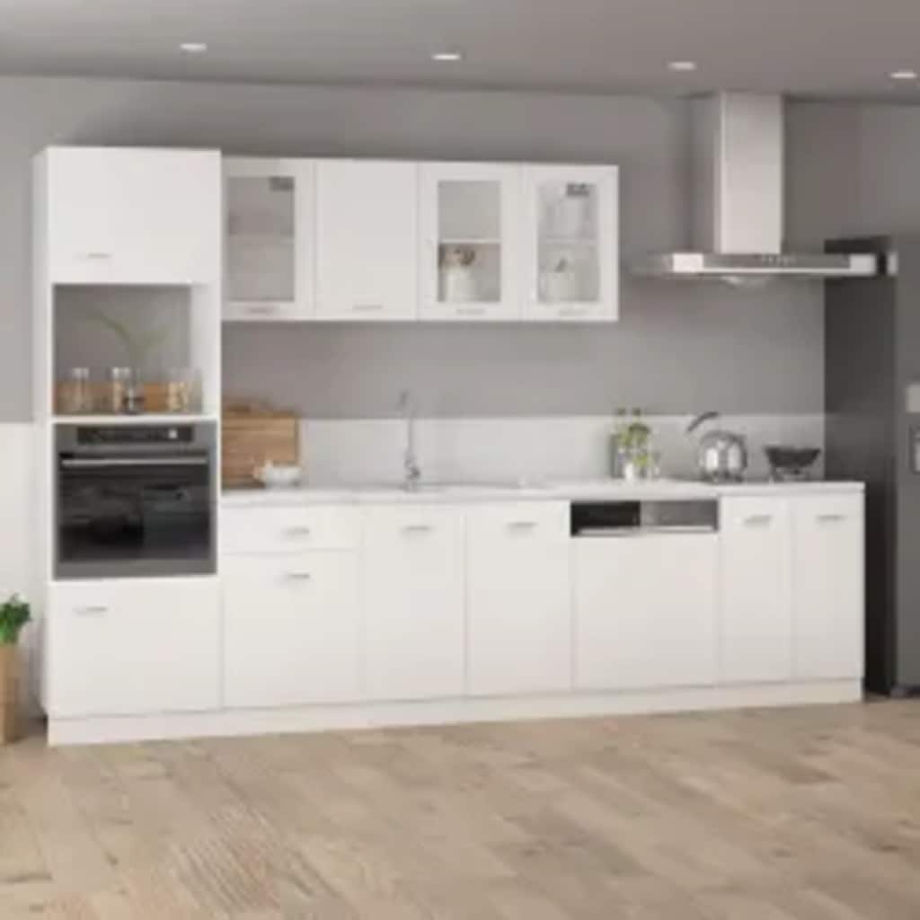 Armadio Per Microonde “Lyon” Bianco 60X57X207 Cm Bianco