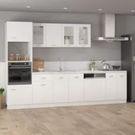 Armadio Per Microonde “Lyon” Bianco 60X57X207 Cm Bianco