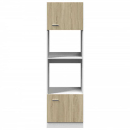 Mobile Per Microonde “Lyon” Rovere Sonoma 60X57X207 Cm