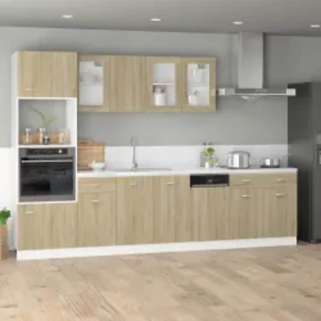 Mobile Per Microonde “Lyon” Rovere Sonoma 60X57X207 Cm