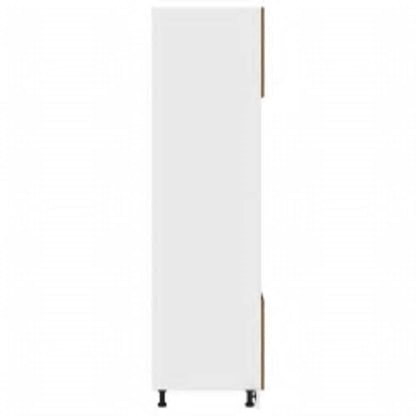Mobile Per Microonde “Lyon” Legno Antico 60X57X207 Cm Nero