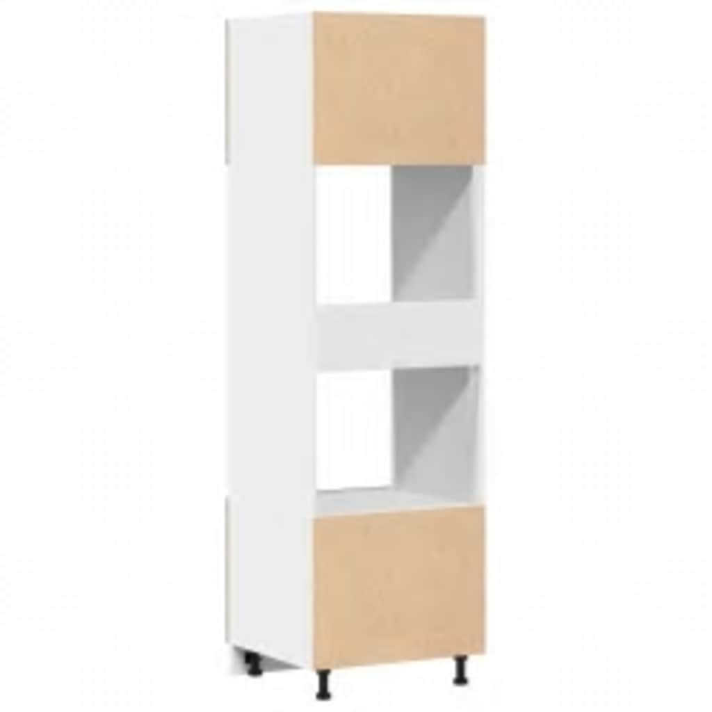 Mobile Per Microonde “Lyon” Legno Antico 60X57X207 Cm Nero