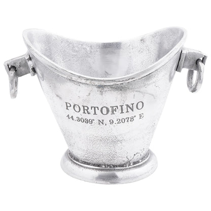Secchiello Per Ghiaccio  Argento 29X16X19 Cm Alluminio