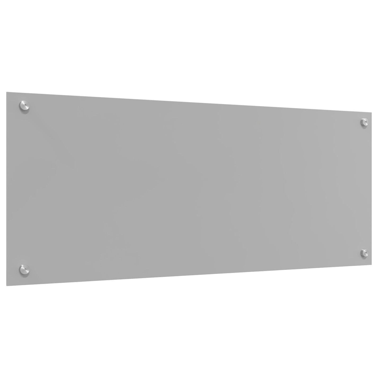 Schienale Cucina Grigio Chiaro 100X40X0,6 Cm In Vetro Temperato -