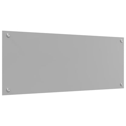 Schienale Cucina Grigio Chiaro 100X40X0,6 Cm In Vetro Temperato -