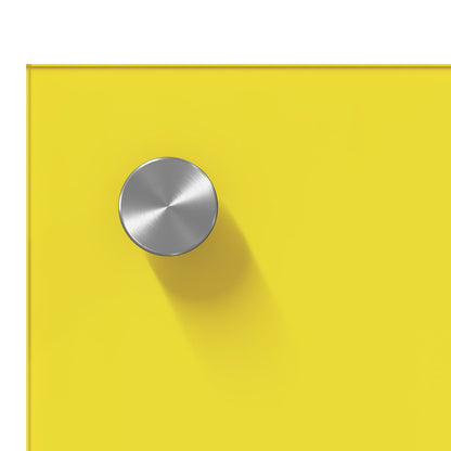 Schienale Da Cucina  Giallo 120X40X0,6 Cm In Vetro Temperato