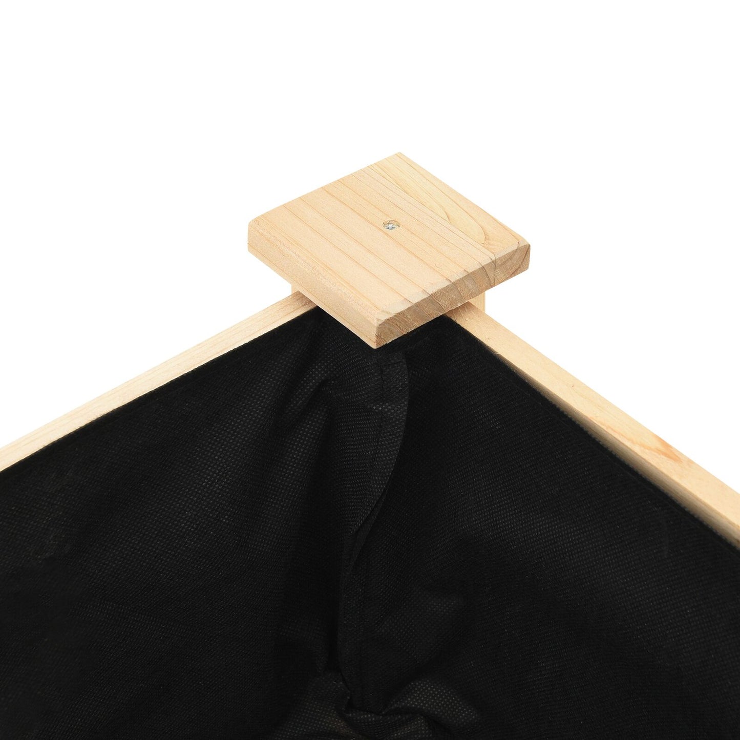 Fioriera Da Giardino  Con Ripiano 71X37X76 Cm In Legno Massello Di Abete