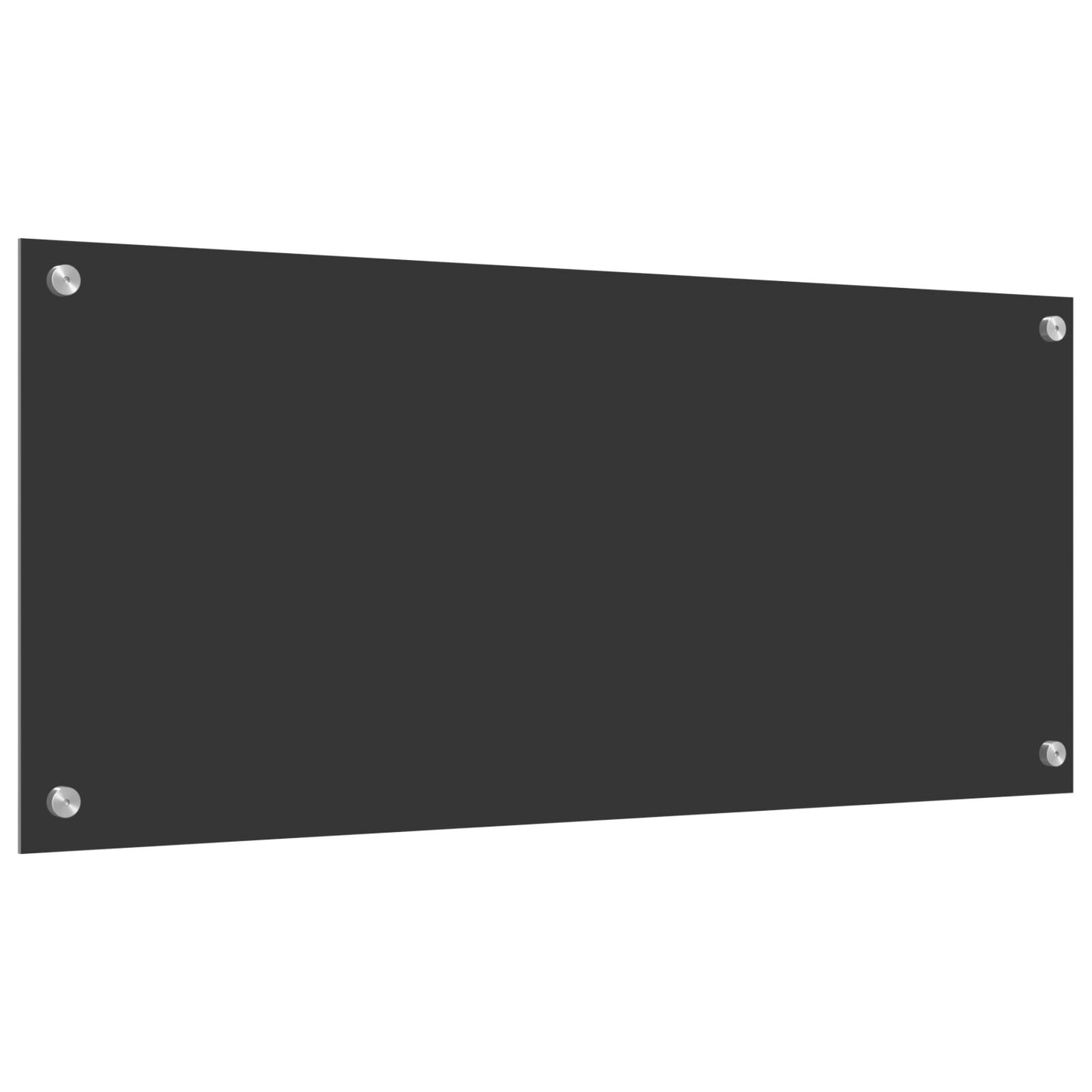 Schienale Per Cucina  Grigio Scuro 90X40X0,6 Cm In Vetro Temperato