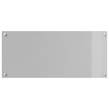 Schienale Cucina  Grigio Chiaro 90X40X0,6 Cm In Vetro Temperato